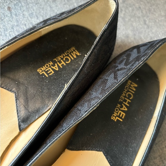 MICHAEL MICHAEL KORS Women's Black Leather Loafers Flats Size 6 M EUC - Picture 3 of 14